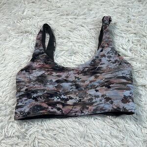 Lululemon Align Bra Light Support, A/B Cup Future Utopia Multi / Graphite Grey